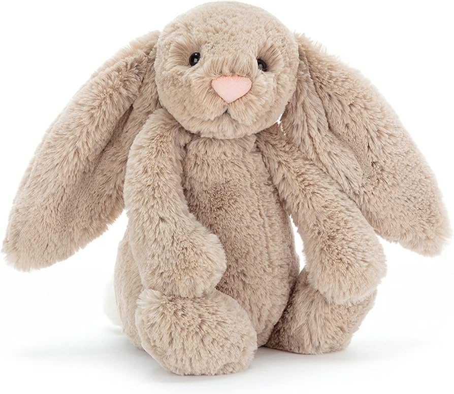 Jellycat 毛公仔熱賣款式展示，包括 Bashful Bunny 及 Amuseables 系列