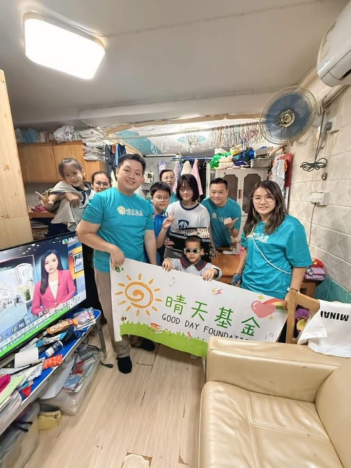 晴天基金夢啟航計劃溫暖家訪，義工走進基層家庭關懷孩子成長需要，以陪伴與理解支援家庭，行動由黃君俠推動